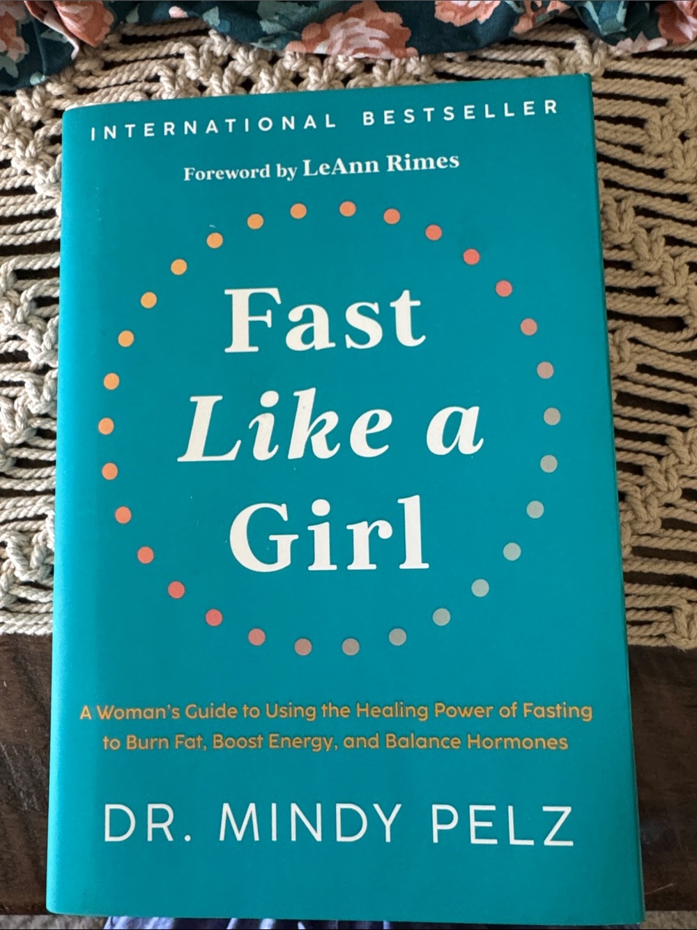'Fast Like a Girl' – Teal Hardcover Book